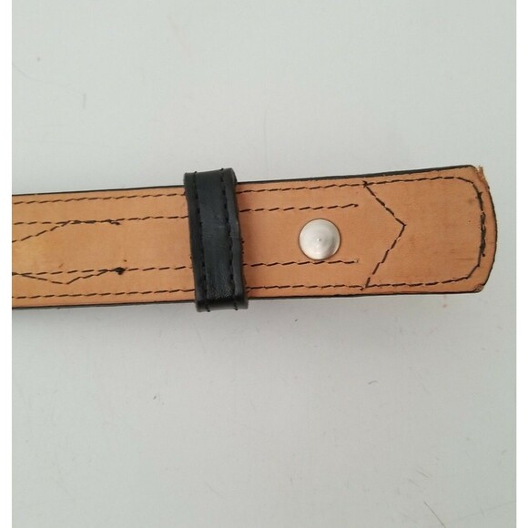 Circle Of Yoakum Leather Belt, 38" Length. - Picture 5 of 8